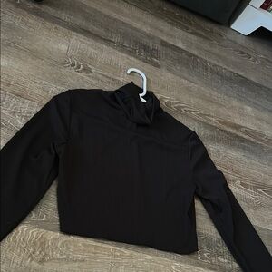 ROMWE Black Crop Top